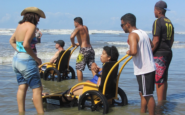 Praia Acessível em Itanhaém acontece na Praia dos Sonhos | Jornal da Orla