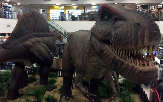 Dinossauros em tamanho real vão invadir o Parque Balneário