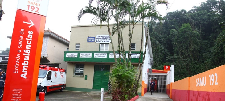 Morros ganham base de apoio do Samu