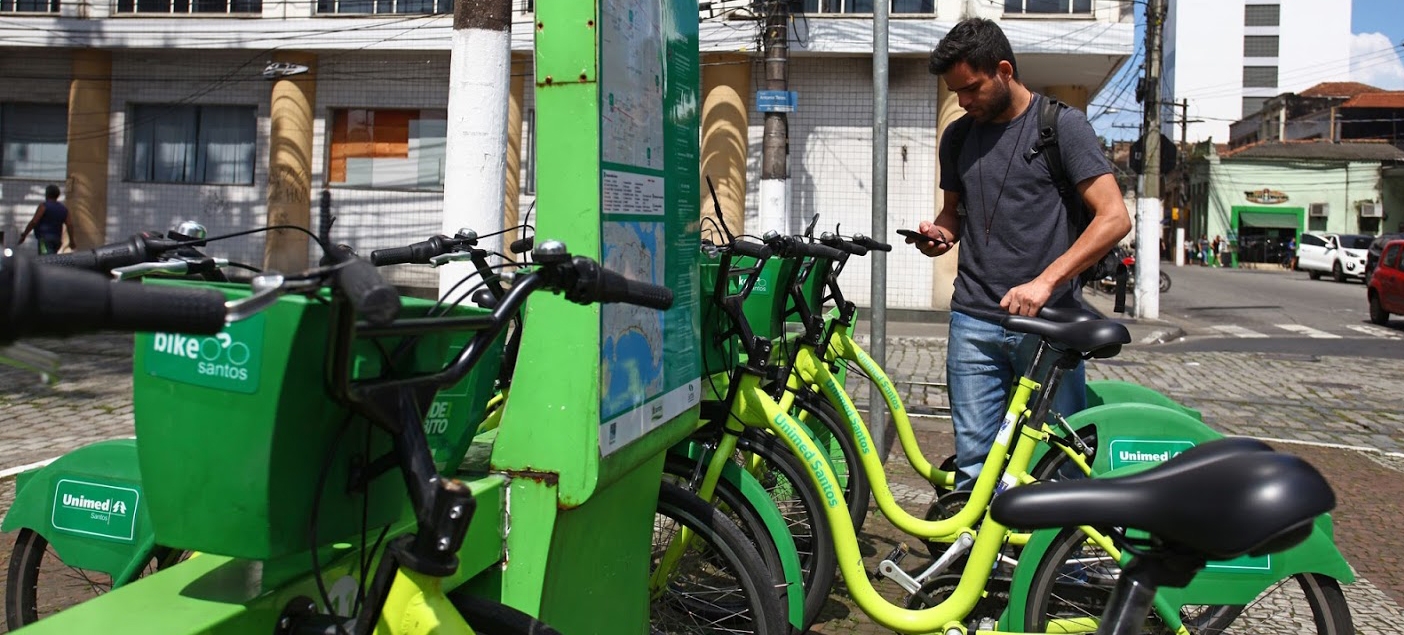 Bike Santos bate marca dos 2 milhões de viagens