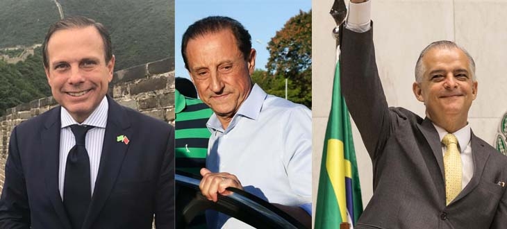 João Doria e Paulo Skaf empatados; Márcio França cresce na reta final reta final