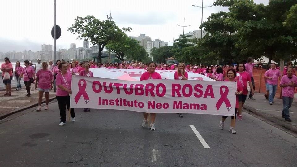 Inscrições para a caminhada Outubro Rosa em Santos acontecem no Praiamar Shopping
