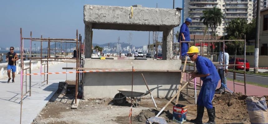 Ponta da Praia em Santos terá quiosques e novo paisagismo