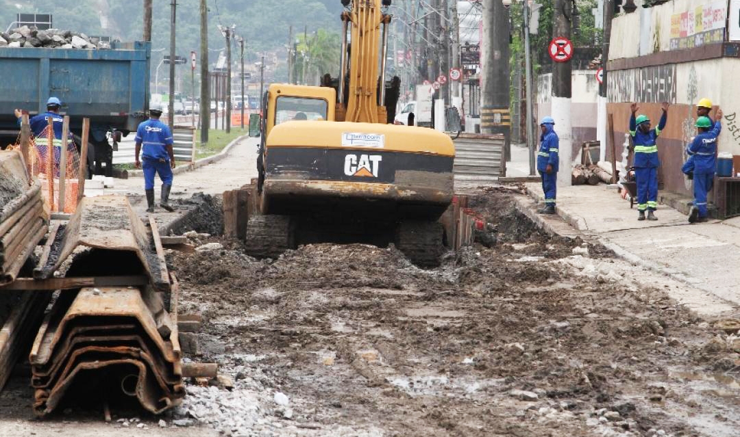 Nova Entrada de Santos: rede de drenagem tem vazão ampliada