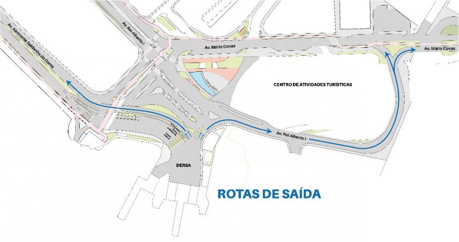 Motoristas têm nova saída da balsa para acesso à orla de Santos