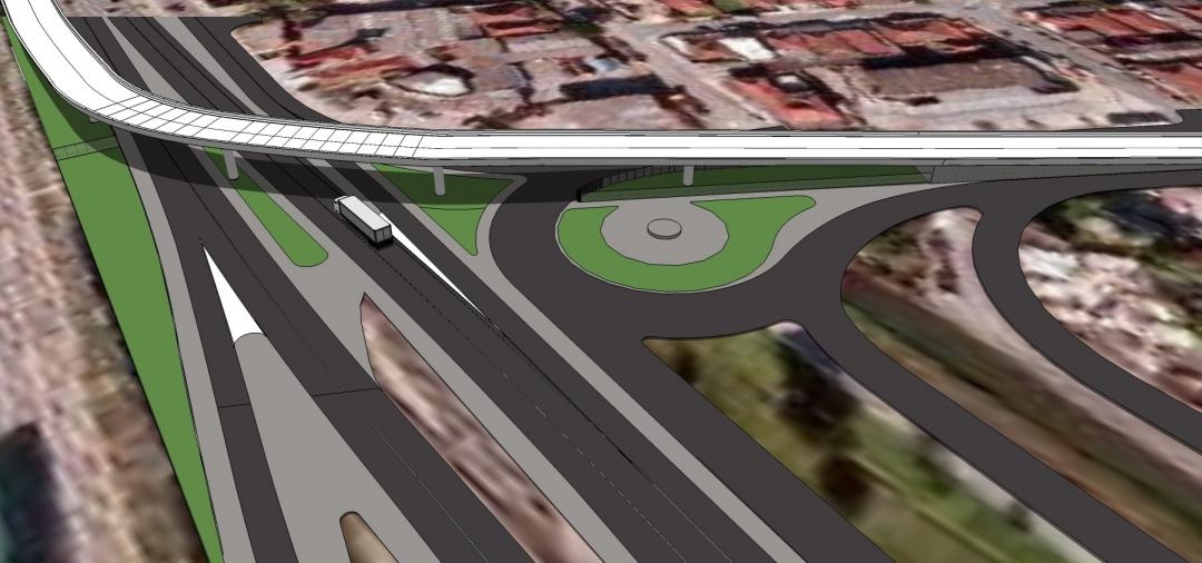 Obras de viaduto na entrada da Santos iniciam nesta terça (8)