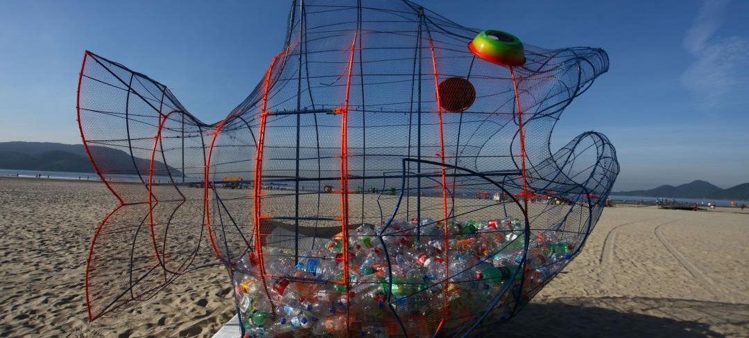 Concurso dá o nome de Ecopeixe para estrutura que armazena lixo limpo