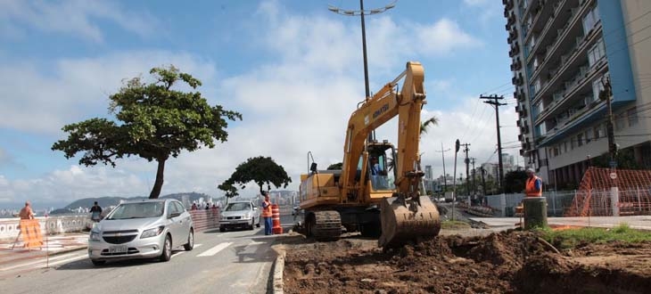 Trecho da Ponta da Praia permanece interditado até quarta