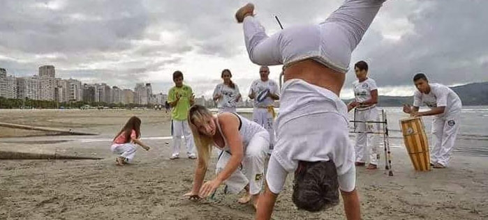 Capoeira na Concha Acústica de Santos