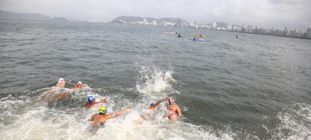 2ª etapa do Santista de Águas Abertas reunirá 400 atletas na Ponta da Praia