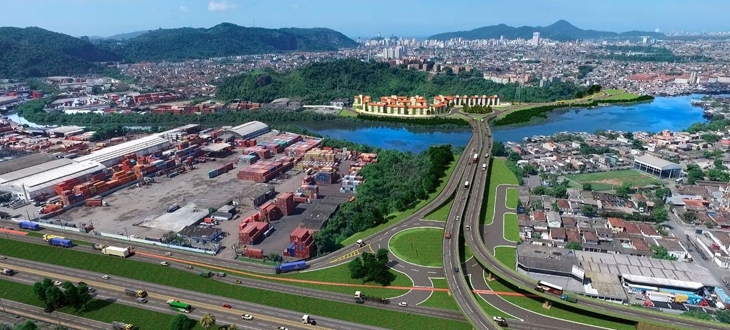 Entrada de Santos: nova ponte aliviará trânsito com ligação direta entre a ZN e Anchieta | Jornal da Orla