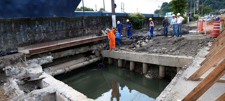 Nova Entrada de Santos: obras terão R$ 25 milhões para combater enchentes