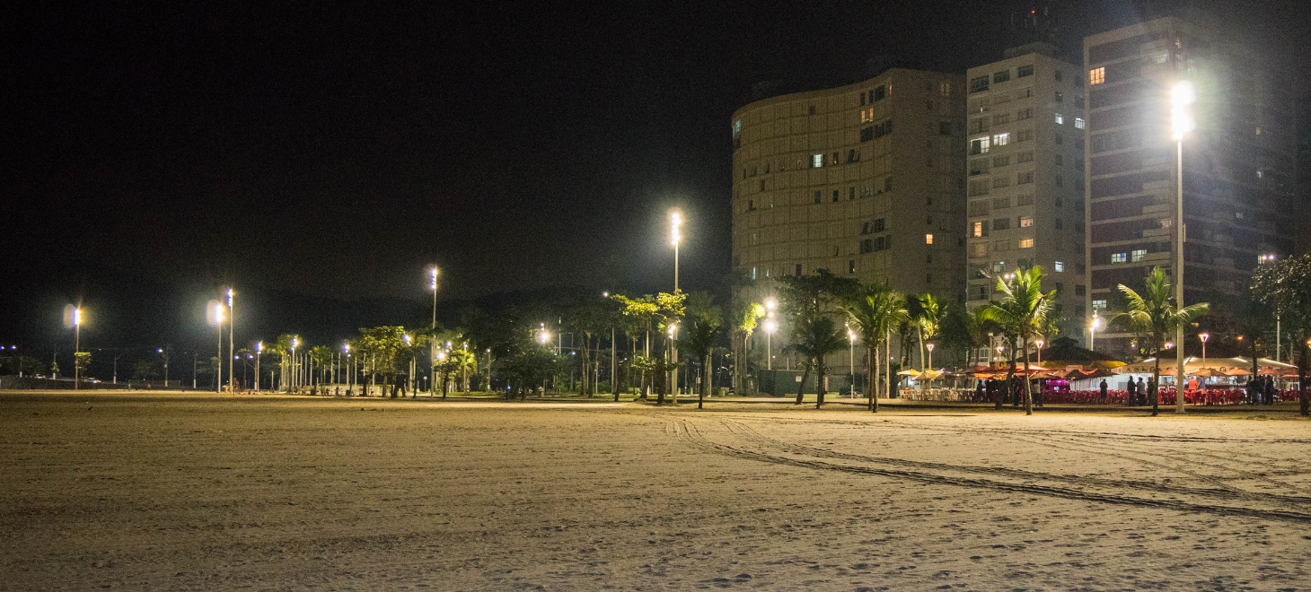 Praia do Itararé ganha nova iluminação | Jornal da Orla