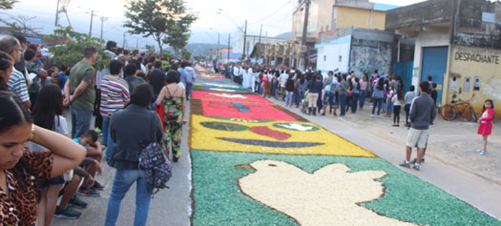 Paróquias de Praia Grande se preparam para tradicional tapete de Corpus Christi | Jornal da Orla