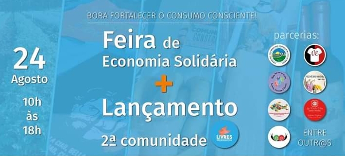 Feira de Economia Solidária acontece em Santos