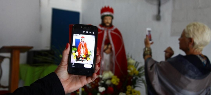 Ilha Diana, em Santos, celebra Senhor Bom Jesus