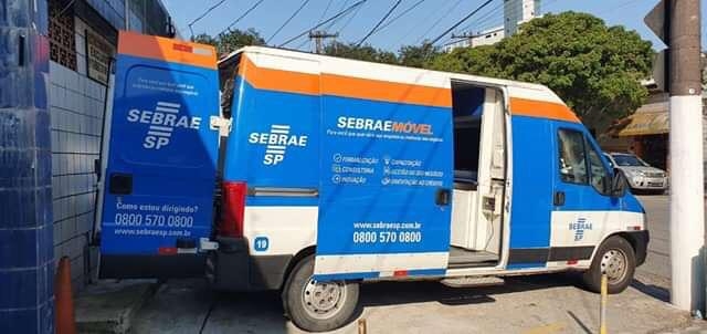 Unidade móvel do Sebrae atende o público no Marapé