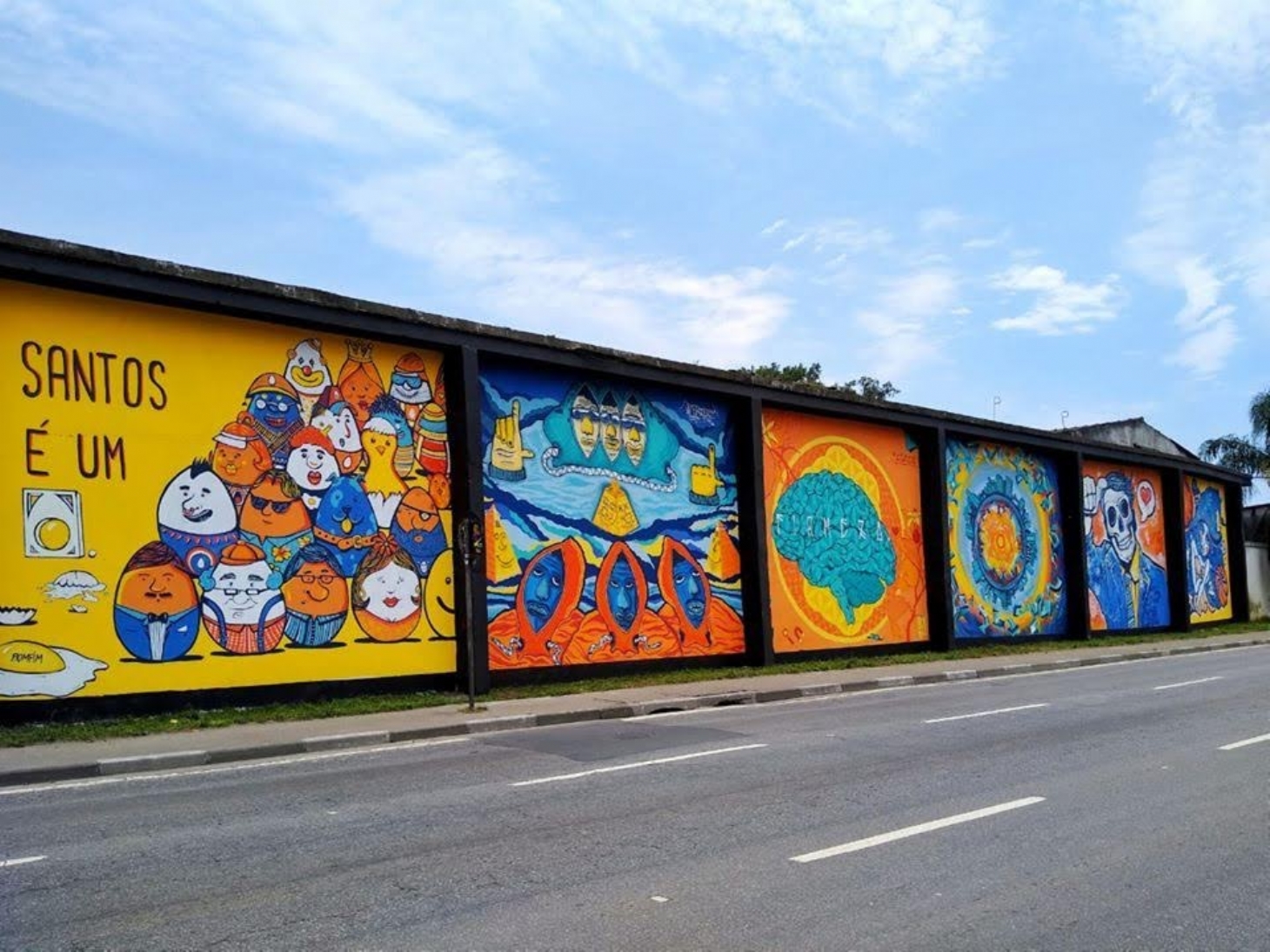 Mural da Perimetral ganha exposição em Santos | Jornal da Orla