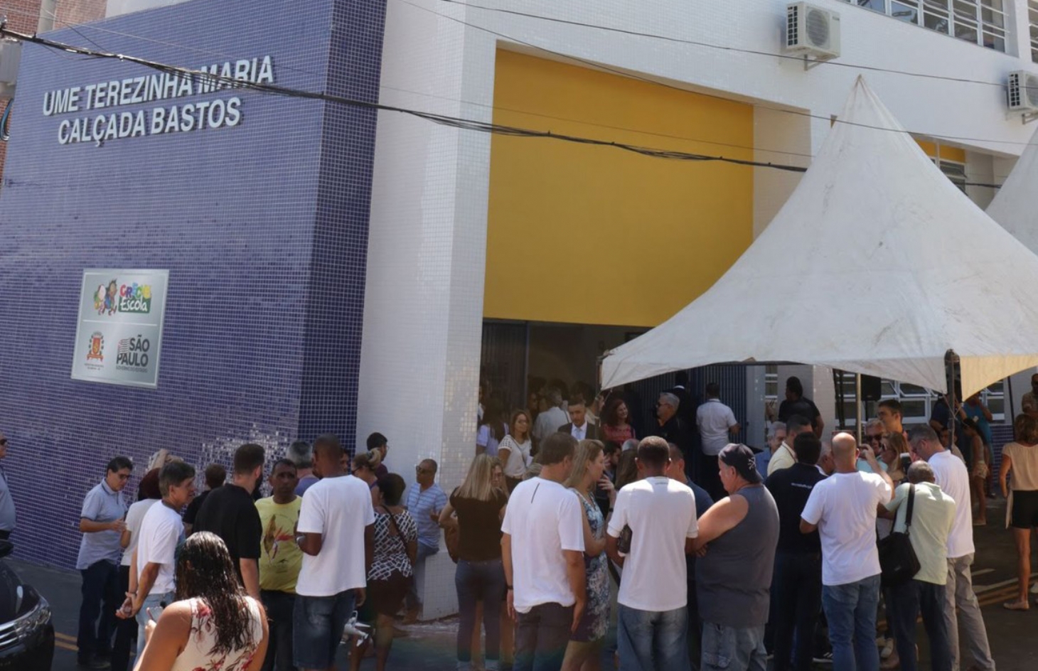 Santos inaugura nova escola municipal no Morro São Bento