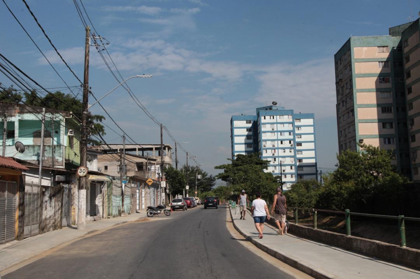 Obras em rua de Santos têm 80chr37 dos serviços executados