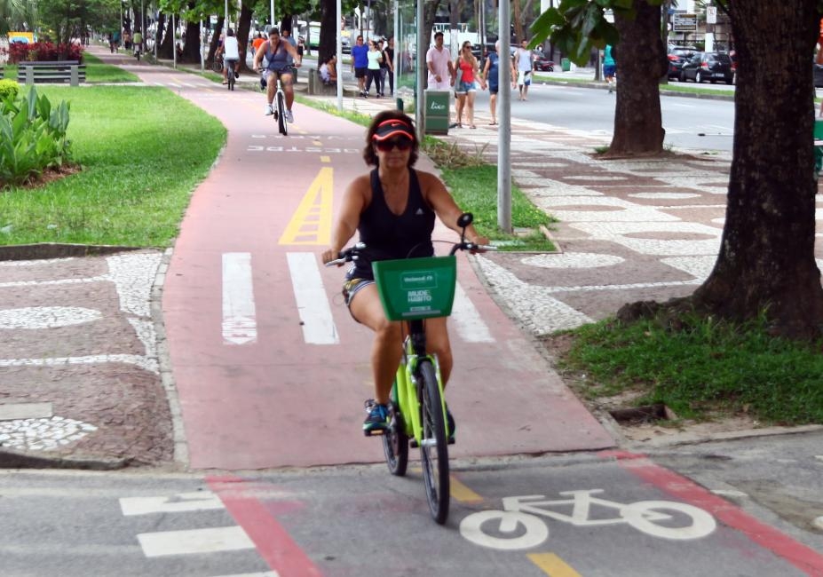 Bike Santos mantém crescimento e ultrapassa 2,8 milhões de viagens