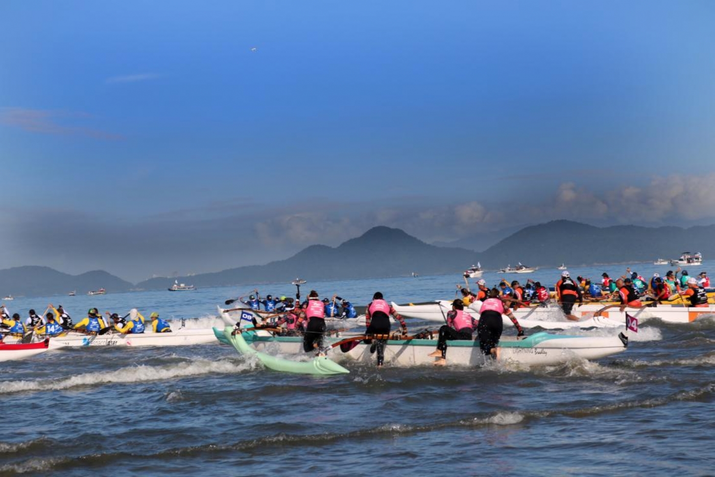Campeonato de canoa havaiana reunirá mais de 150 mulheres em Santos