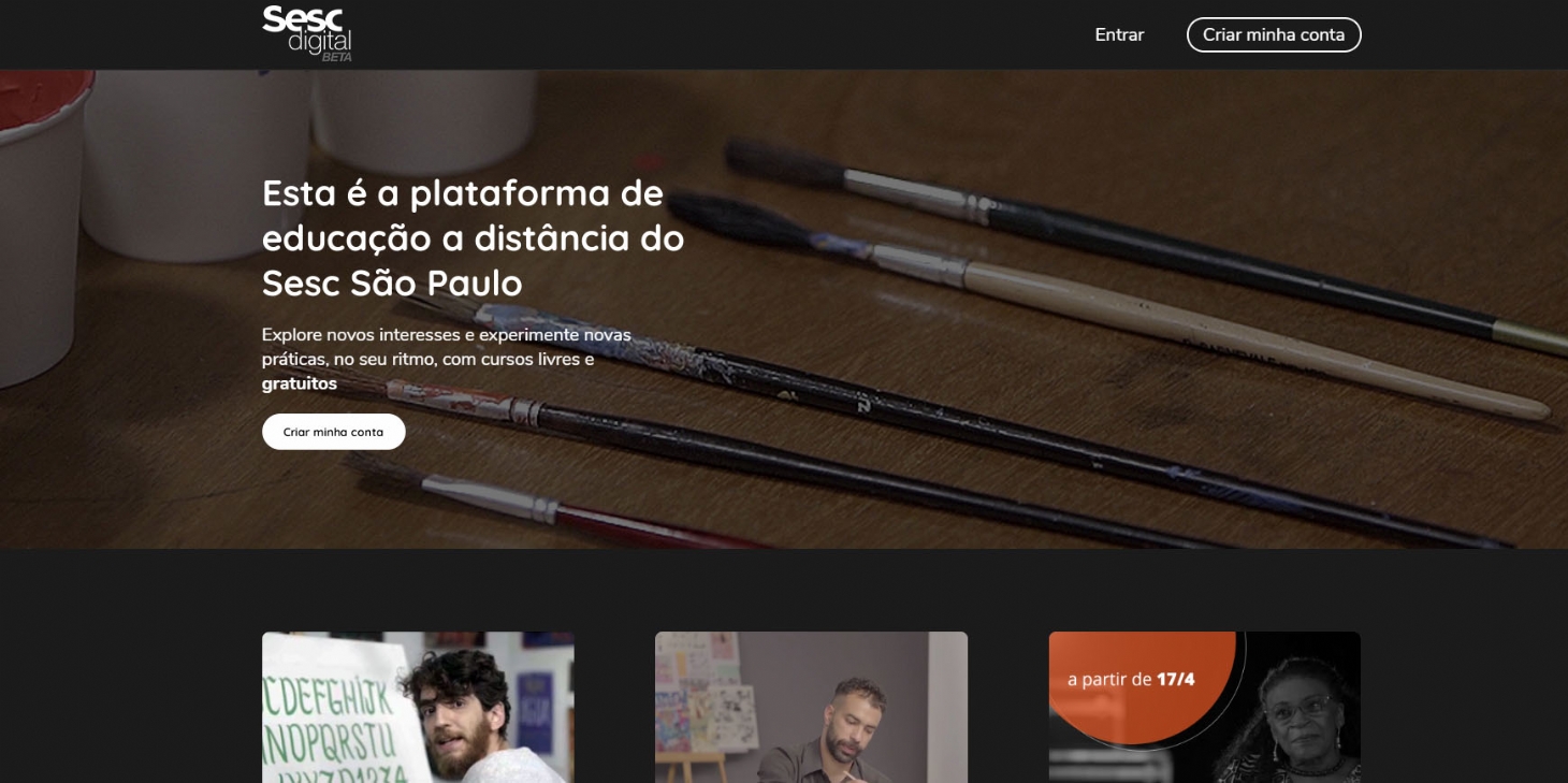 Sesc lança plataforma de cursos online gratuitos | Jornal da Orla