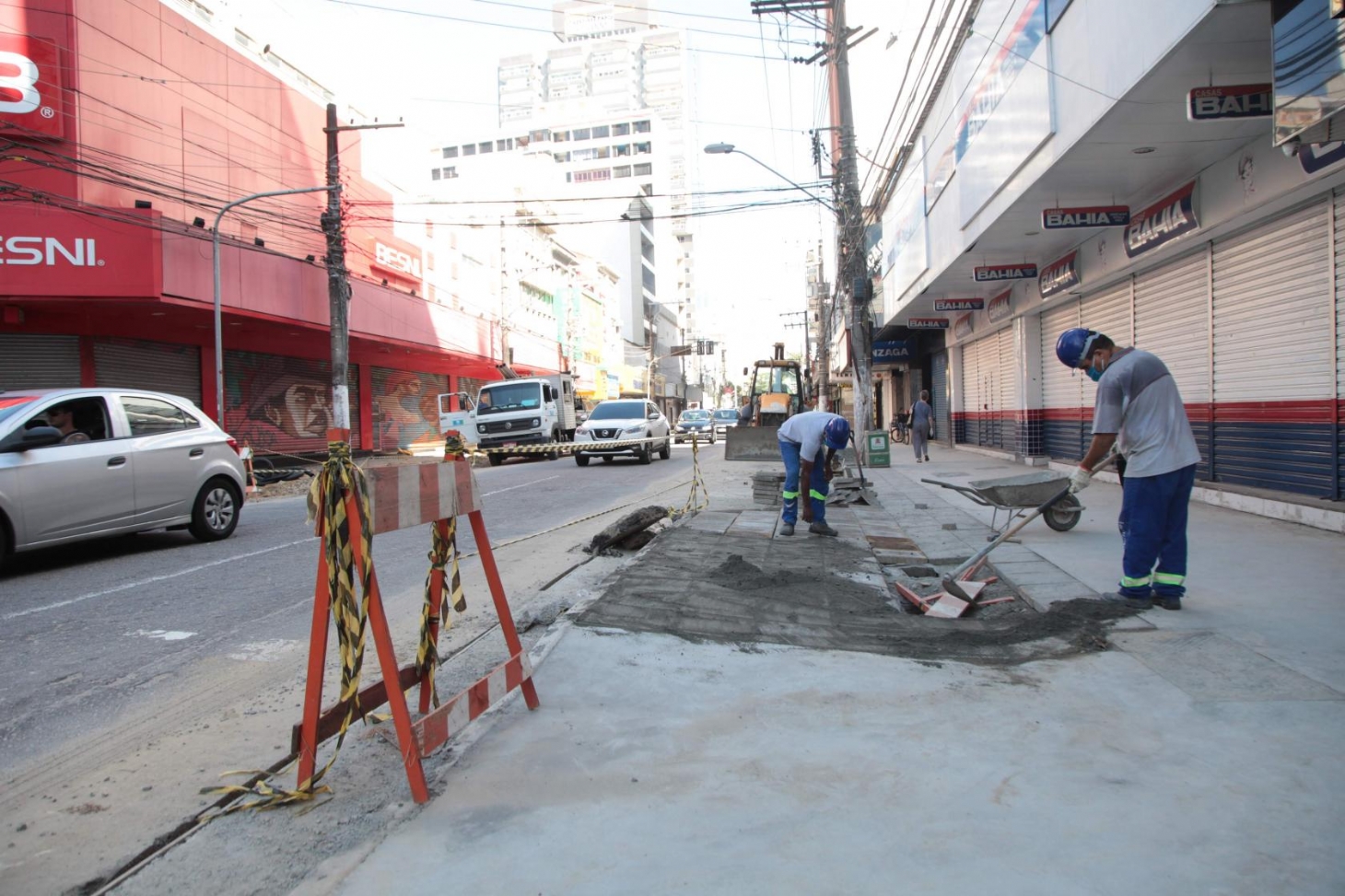 Revitalização do Gonzaga está concentrada na Av. Floriano Peixoto