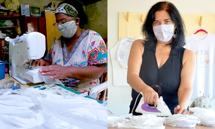 Em Itanhaém, artesãs com deficiência visual encontram na produção de máscaras a esperança de ajudar o próximo