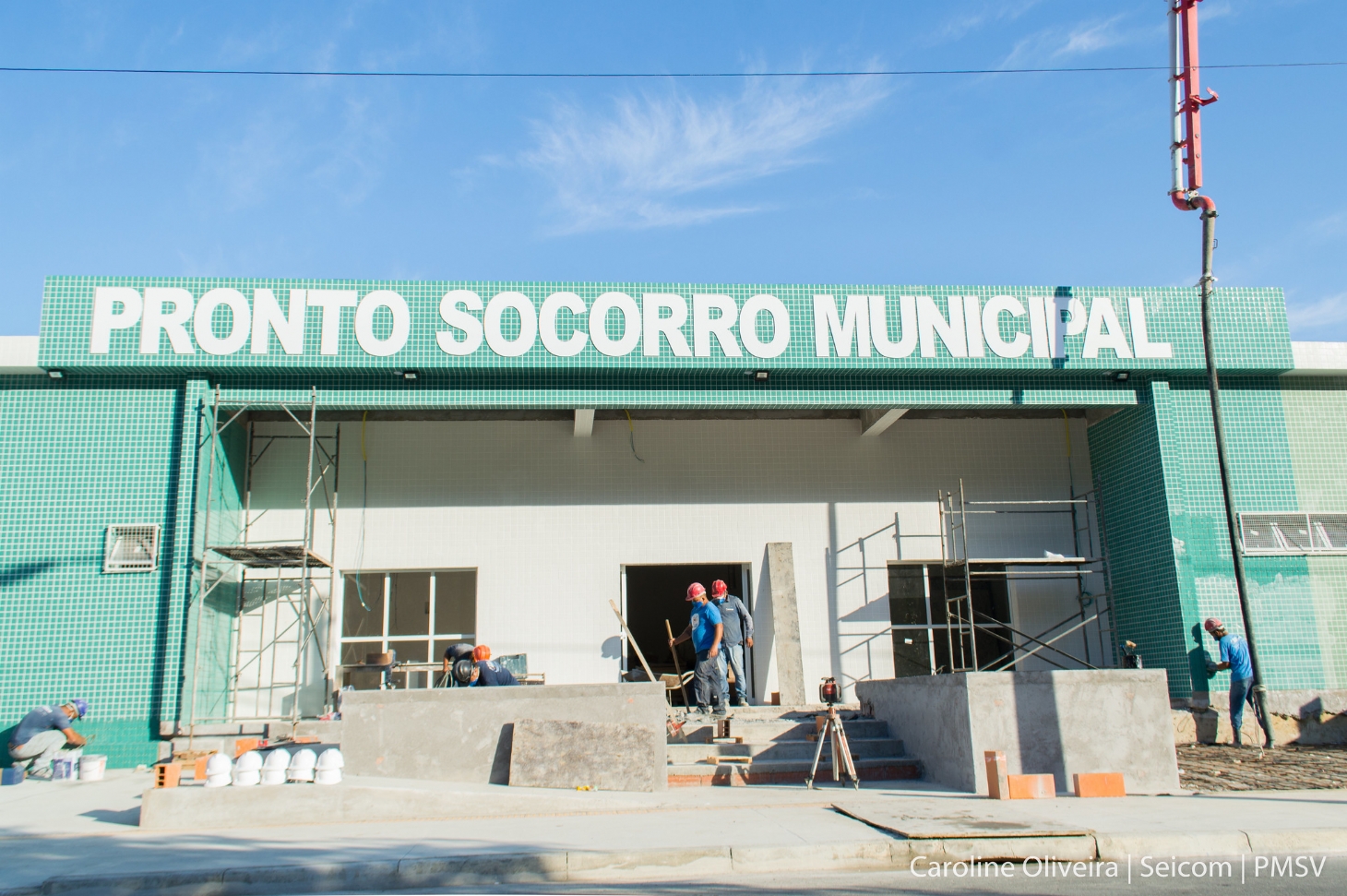 Obra do novo Pronto-Socorro entra na fase de acabamento