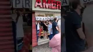 Em dia de fúria, comerciante fecha Lojas Americanas no Rio de Janeiro | Jornal da Orla