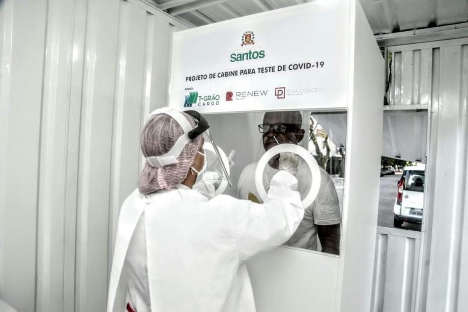 Santistas com sintomas de covid-19 podem procurar as policlínicas para testes