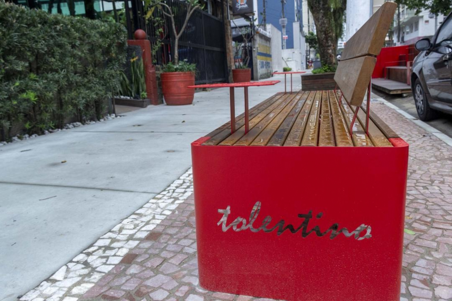 Reurbanização da Rua Gastronômica de Santos fica pronta em julho