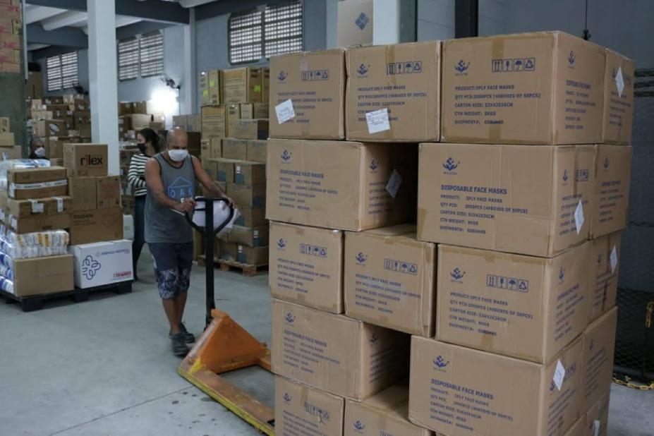 Doação de 200 mil máscaras reforça proteção ao pessoal da saúde em Santos