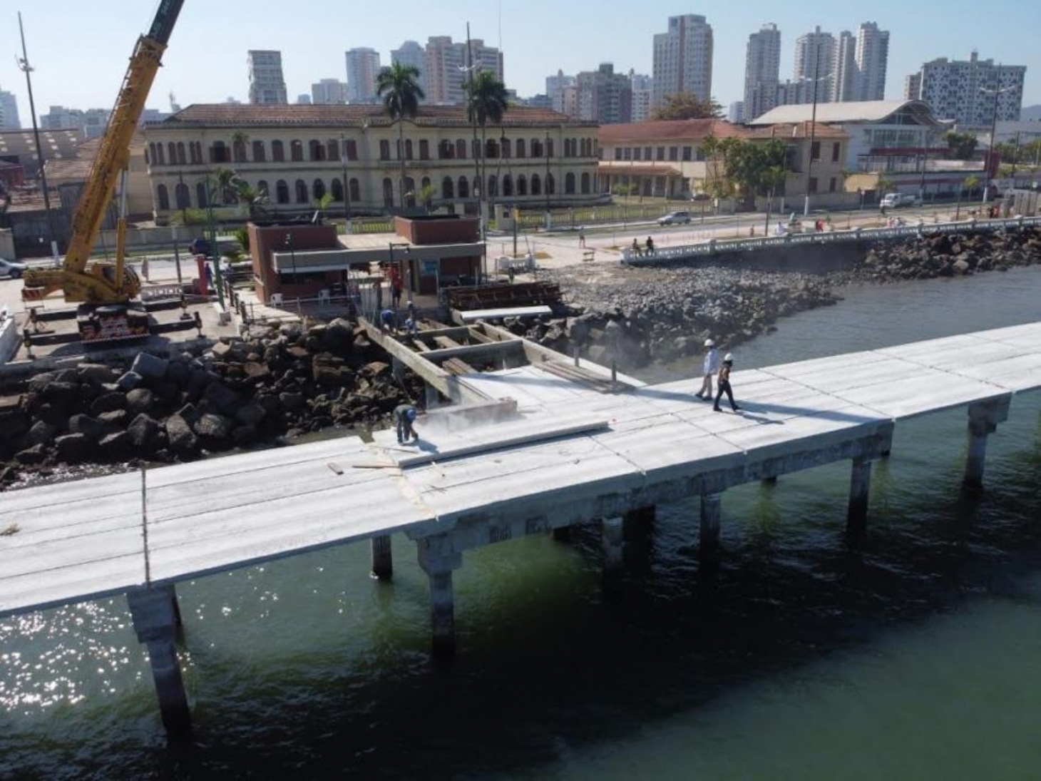Estrutura do Deck do Pescador será concretada na próxima semana