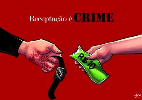Pontos de ônibus em Santos ganham arte contra crime de receptação | Jornal da Orla