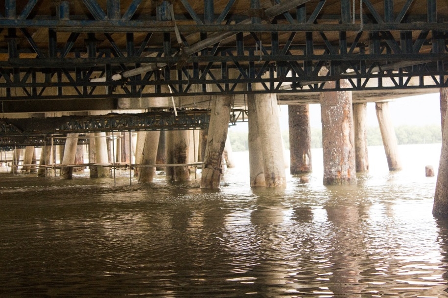 Começam os trabalhos subaquáticos nas obras da Ponte dos Barreiros | Jornal da Orla