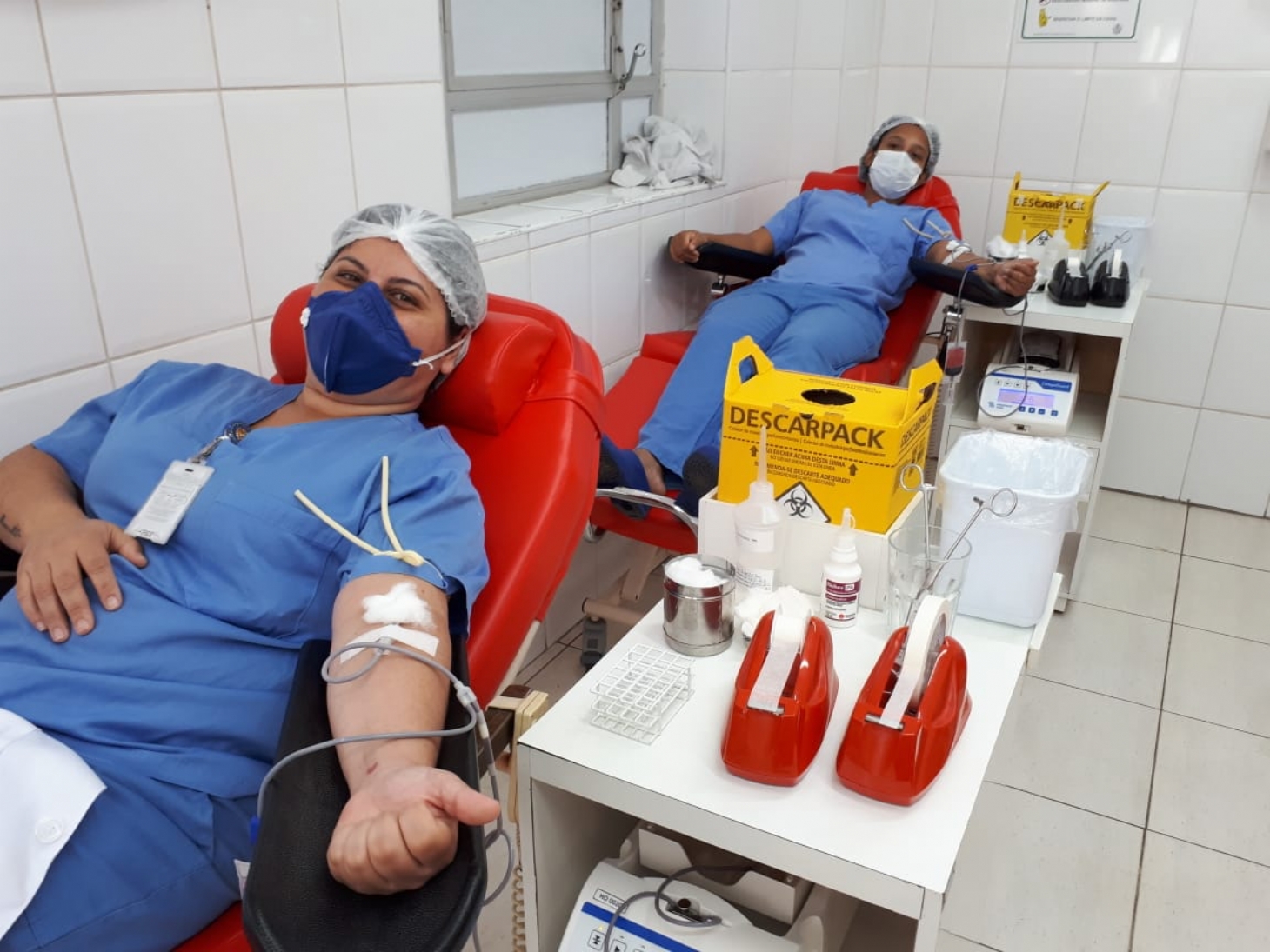 Profissionais da Santa Casa de Santos doam sangue para continuar salvando vidas | Jornal da Orla