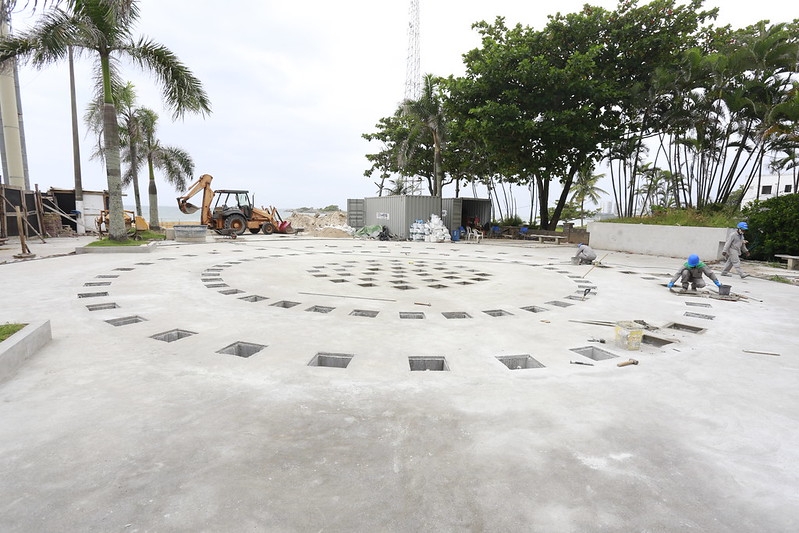 Guarujá ganhará fonte interativa na orla de Pitangueiras