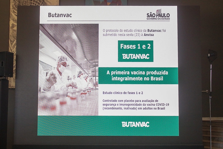 São Paulo envia protocolo do estudo clínico da Butanvac à Anvisa