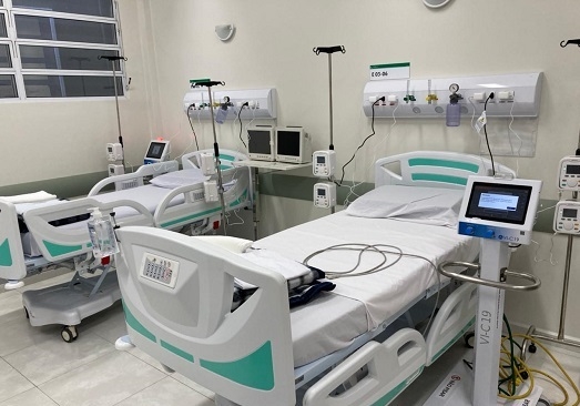 Praia Grande abre mais 20 leitos de UTI para pacientes com covid-19