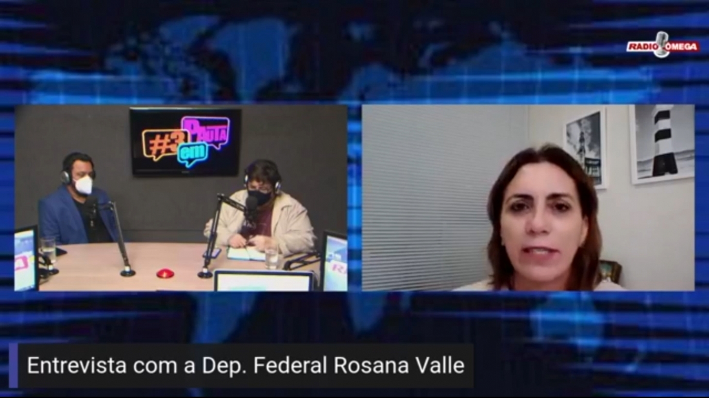 A exemplo de Bolsonaro, Rosana Valle ataca jornalista | Jornal da Orla
