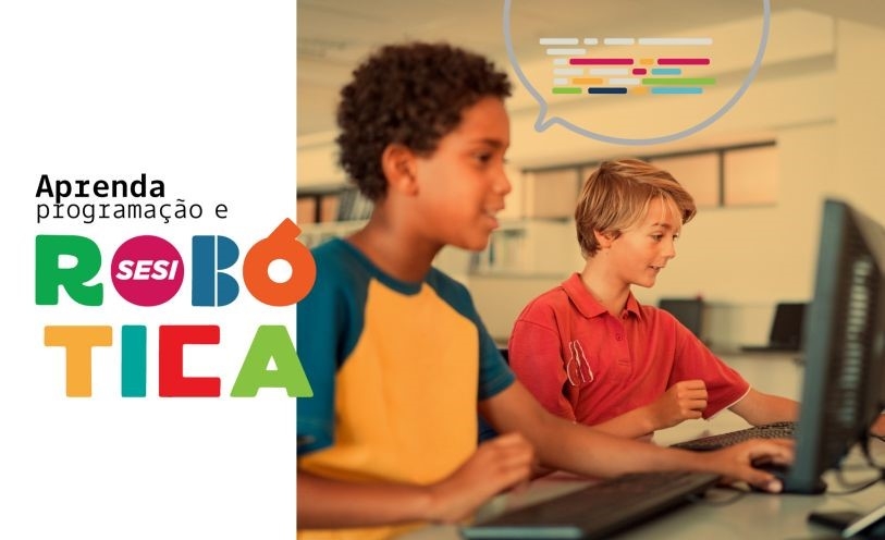 Sesi de Cubatão oferece curso gratuito de programação e robótica