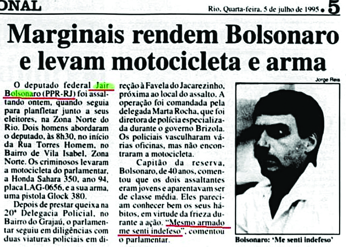 Depois da arminha, fuzil!
