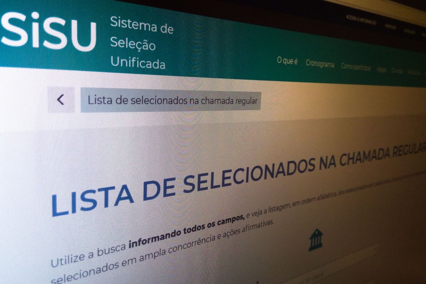 Inscrições para o Sisu começam nesta terça-feira (3)